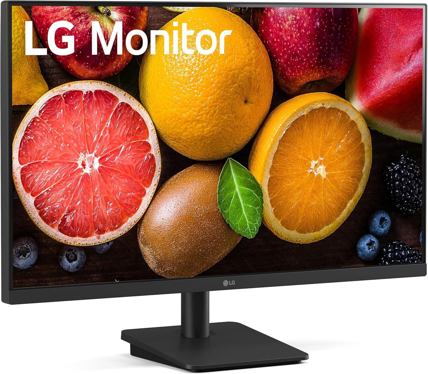 imageLG 27MP400B 27 Inch Monitor Full HD 1920 x 1080 IPS Display with 3Side Virtually Borderless Design AMD FreeSync and OnScreen Control  BlackTilt Stand  100Hz refresh rate