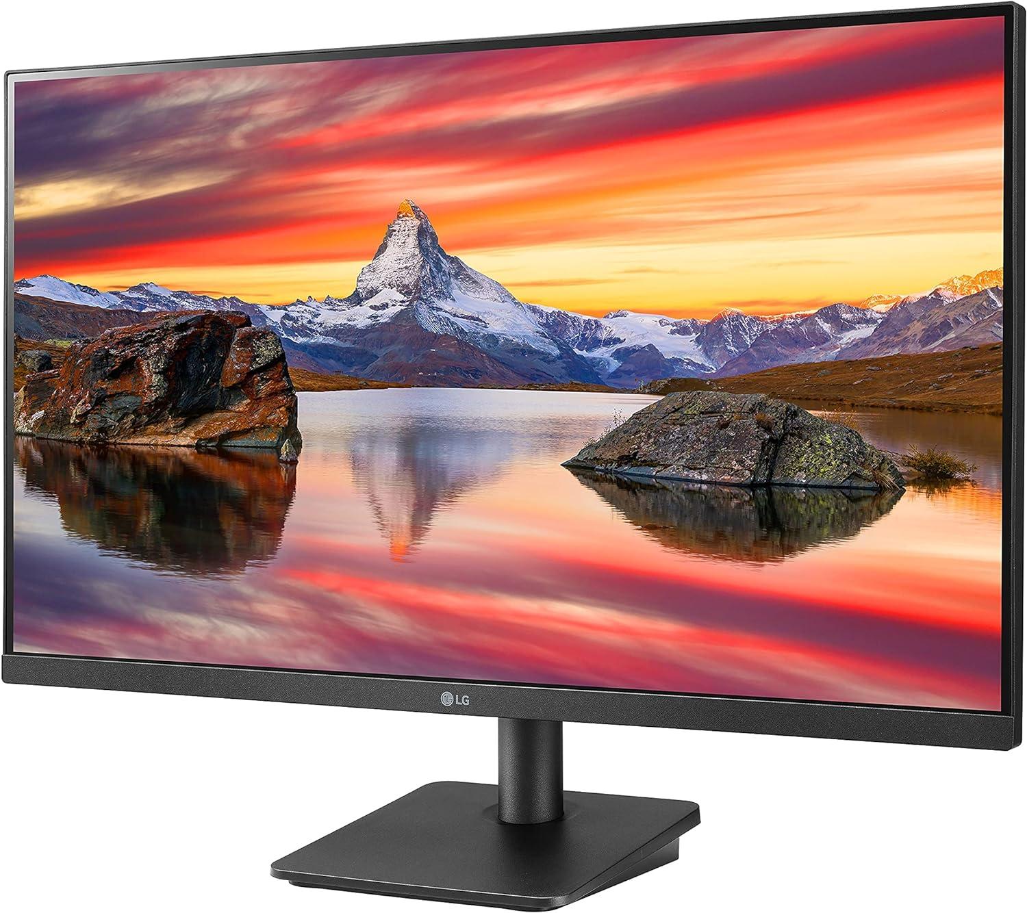 imageLG 27MP400B 27 Inch Monitor Full HD 1920 x 1080 IPS Display with 3Side Virtually Borderless Design AMD FreeSync and OnScreen Control  BlackTilt Stand  75Hz refresh rate