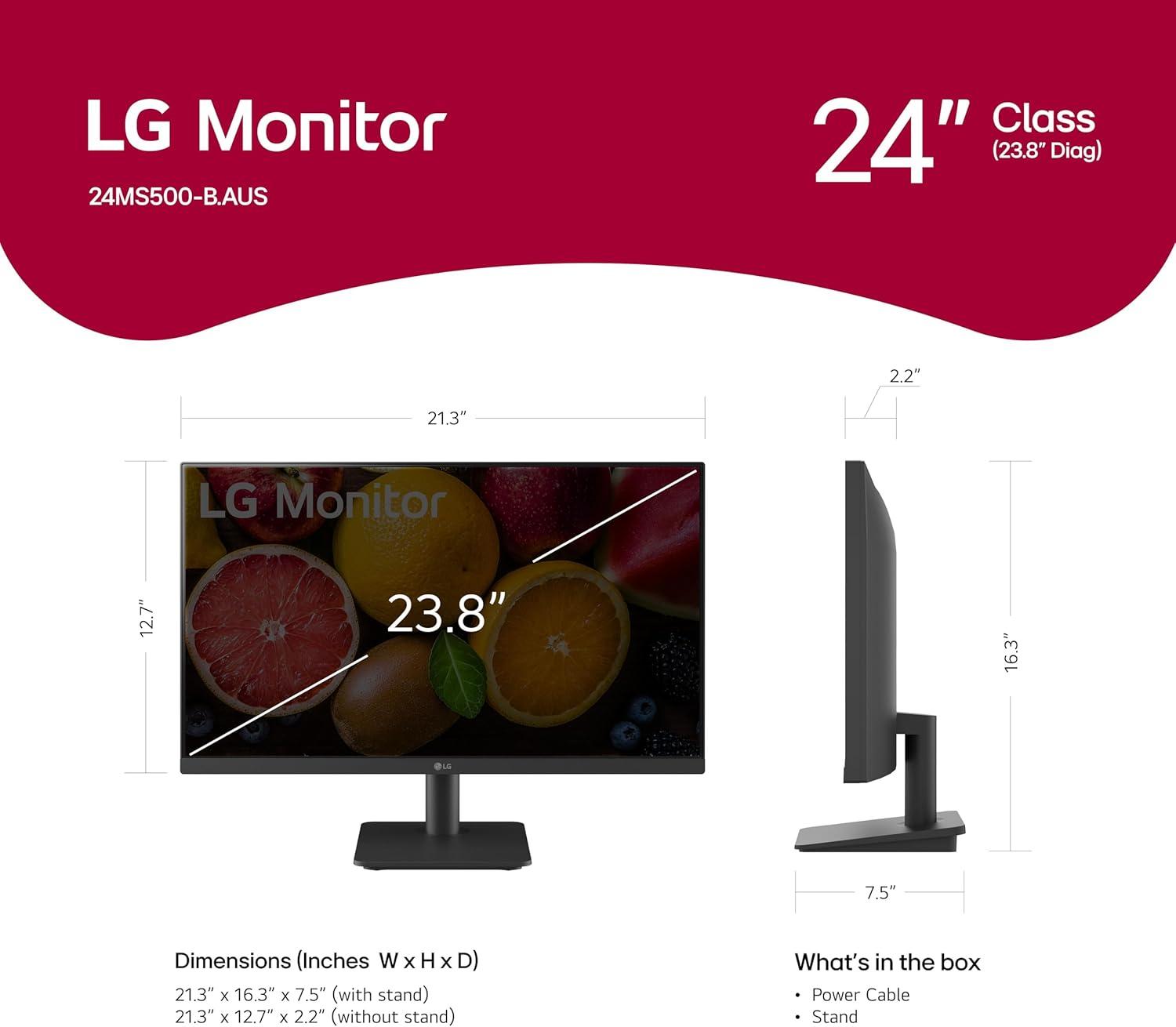 imageLG 27MP400B 27 Inch Monitor Full HD 1920 x 1080 IPS Display with 3Side Virtually Borderless Design AMD FreeSync and OnScreen Control  BlackTilt Stand  100Hz refresh rate