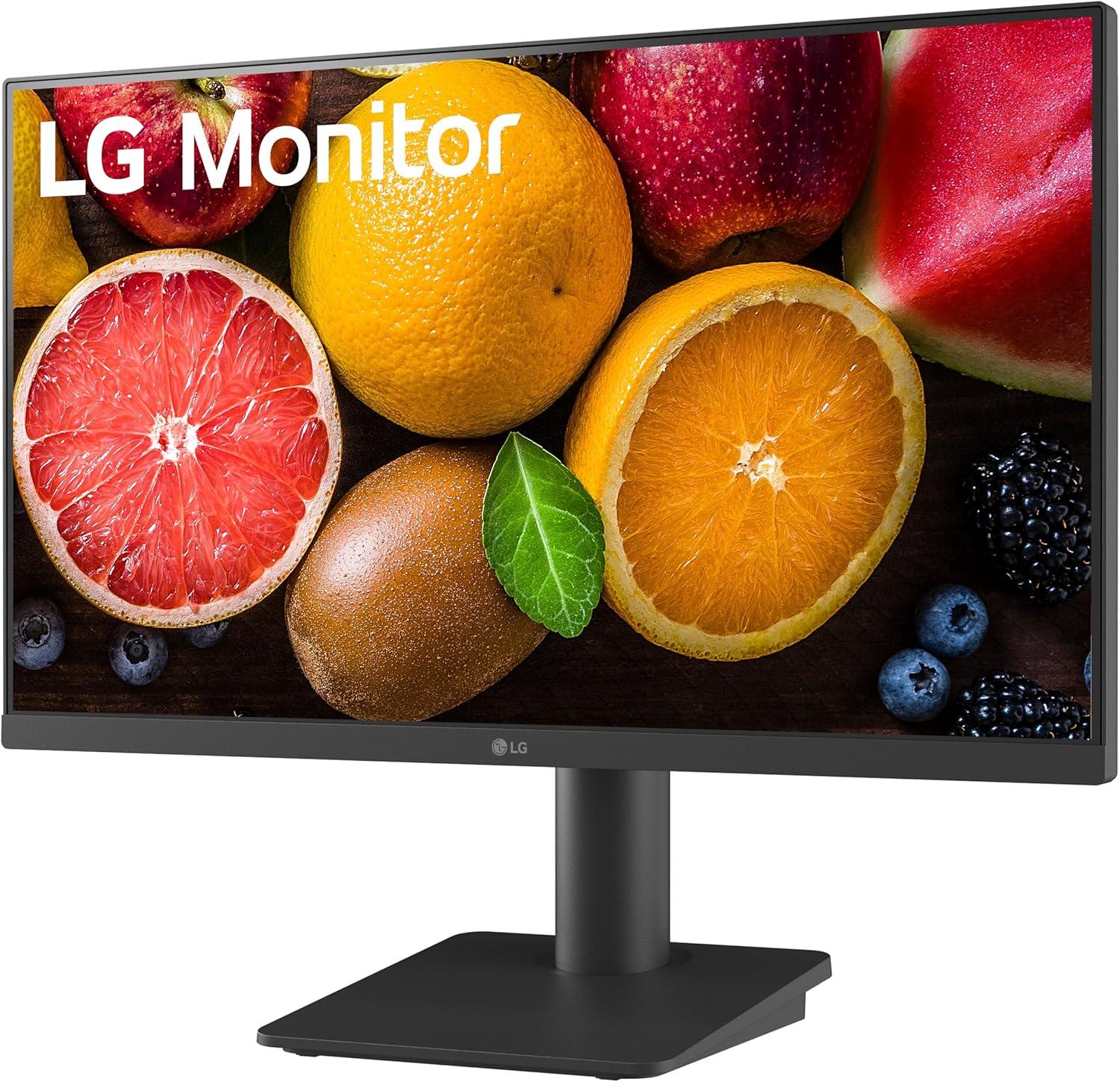 imageLG 27MP400B 27 Inch Monitor Full HD 1920 x 1080 IPS Display with 3Side Virtually Borderless Design AMD FreeSync and OnScreen Control  BlackTiltHeight Stand  100Hz refresh rate