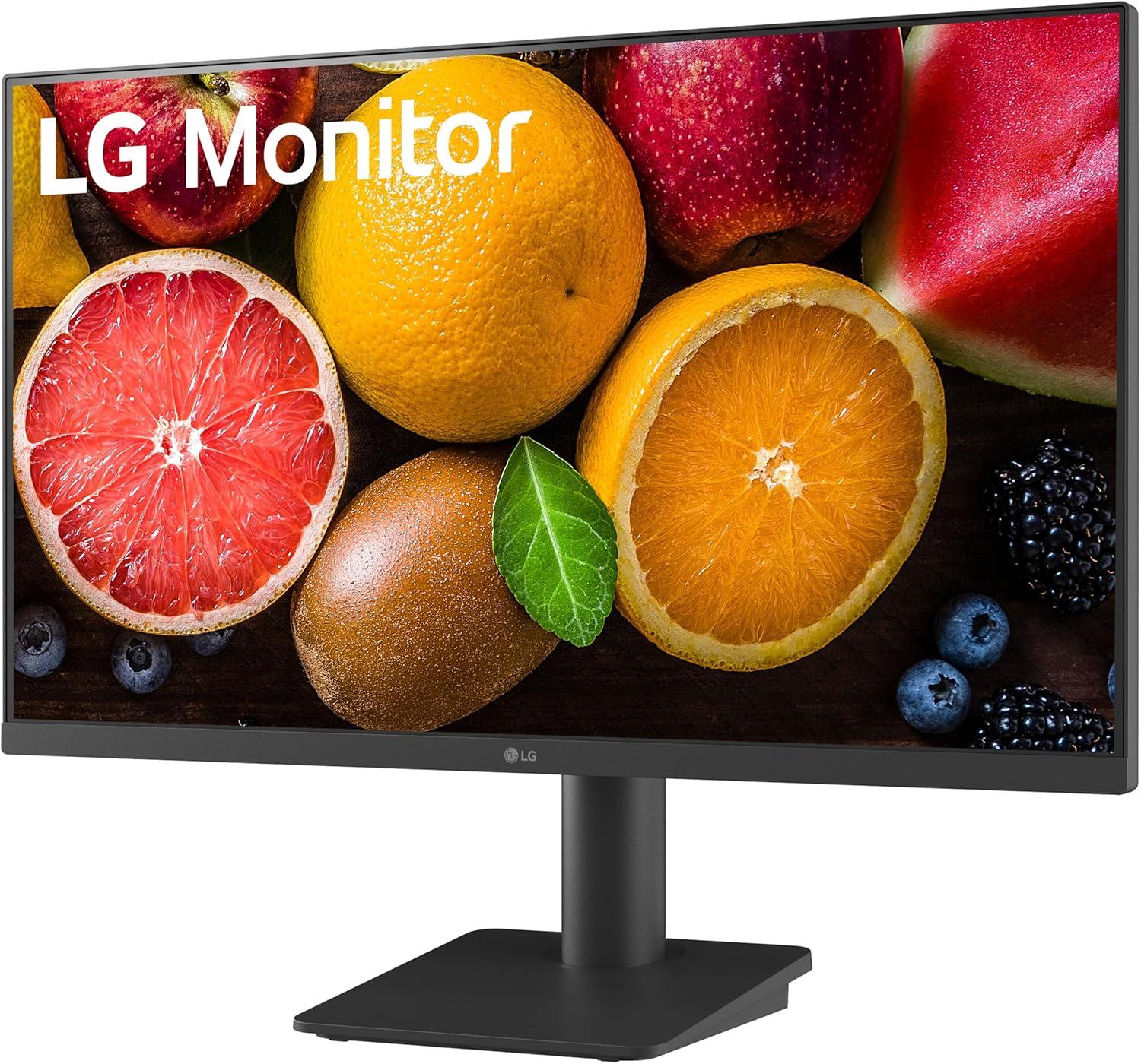 imageLG 27MP400B 27 Inch Monitor Full HD 1920 x 1080 IPS Display with 3Side Virtually Borderless Design AMD FreeSync and OnScreen Control  BlackTiltHeight Stand  100Hz refresh rate