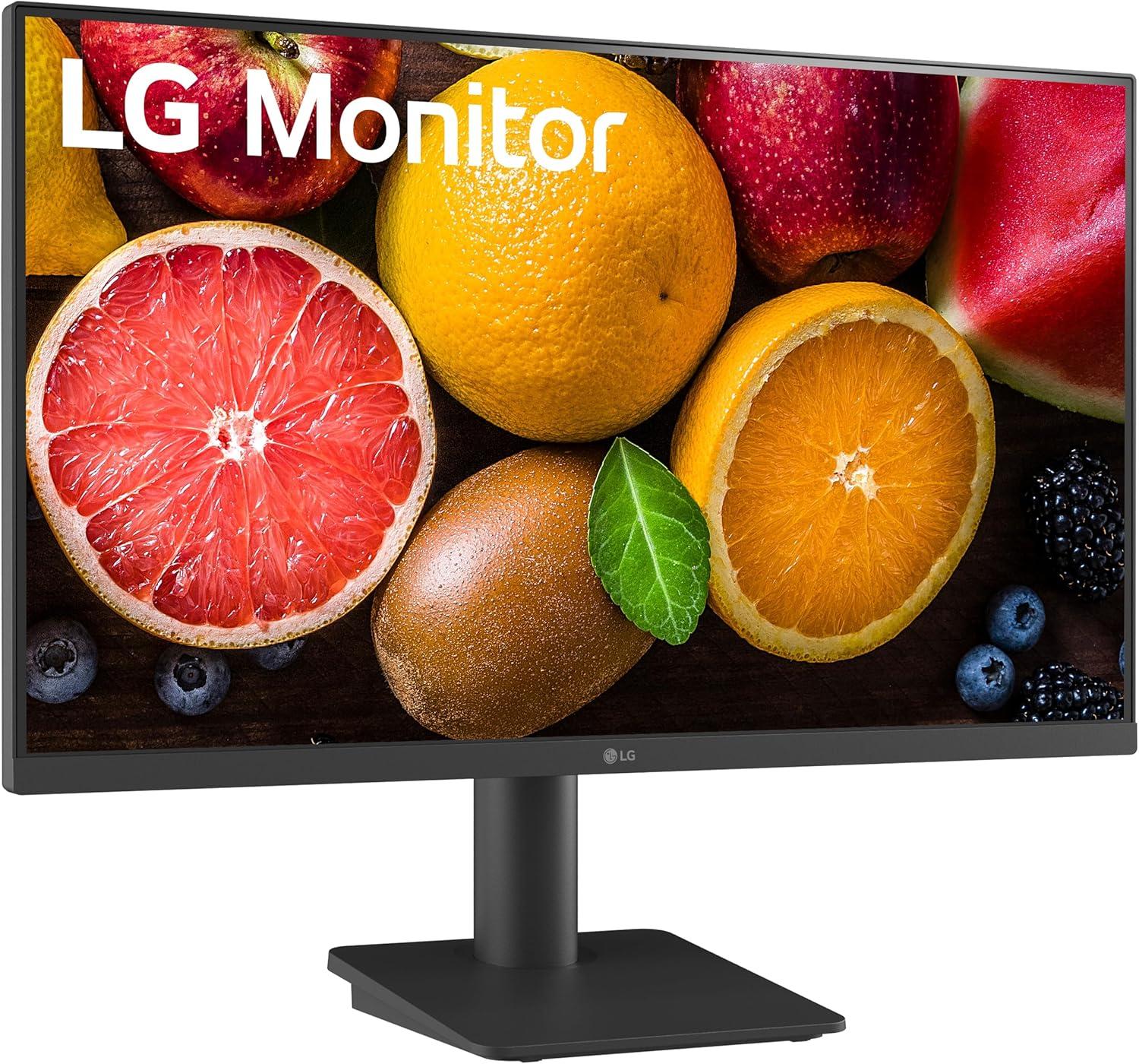 imageLG 27MP400B 27 Inch Monitor Full HD 1920 x 1080 IPS Display with 3Side Virtually Borderless Design AMD FreeSync and OnScreen Control  BlackTiltHeight Stand  100Hz refresh rate