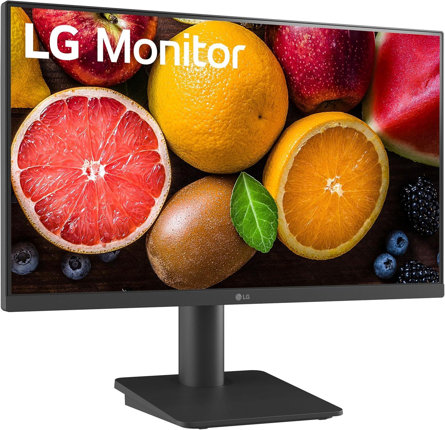 imageLG 27MP400B 27 Inch Monitor Full HD 1920 x 1080 IPS Display with 3Side Virtually Borderless Design AMD FreeSync and OnScreen Control  BlackTiltHeight Stand  100Hz refresh rate