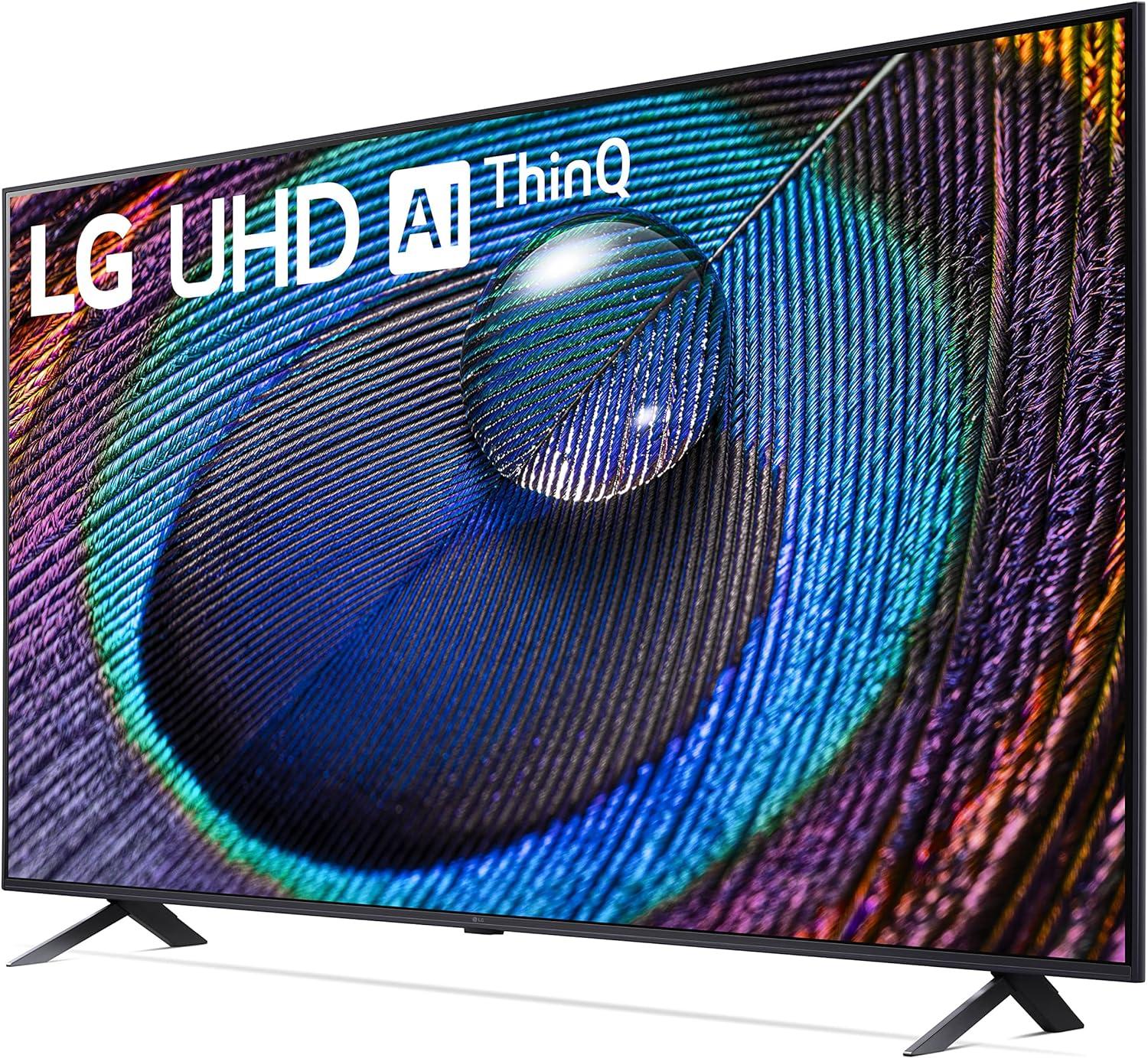 imageLG 55Inch Class UR9000 Series Alexa Builtin 4K Smart TV 3840 x 2160Bluetooth WiFi USB Ethernet HDMI 60Hz Refresh Rate AIPowered 4K55 inch