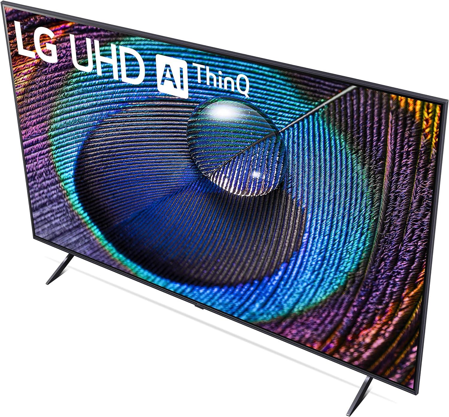 imageLG 55Inch Class UR9000 Series Alexa Builtin 4K Smart TV 3840 x 2160Bluetooth WiFi USB Ethernet HDMI 60Hz Refresh Rate AIPowered 4K55 inch