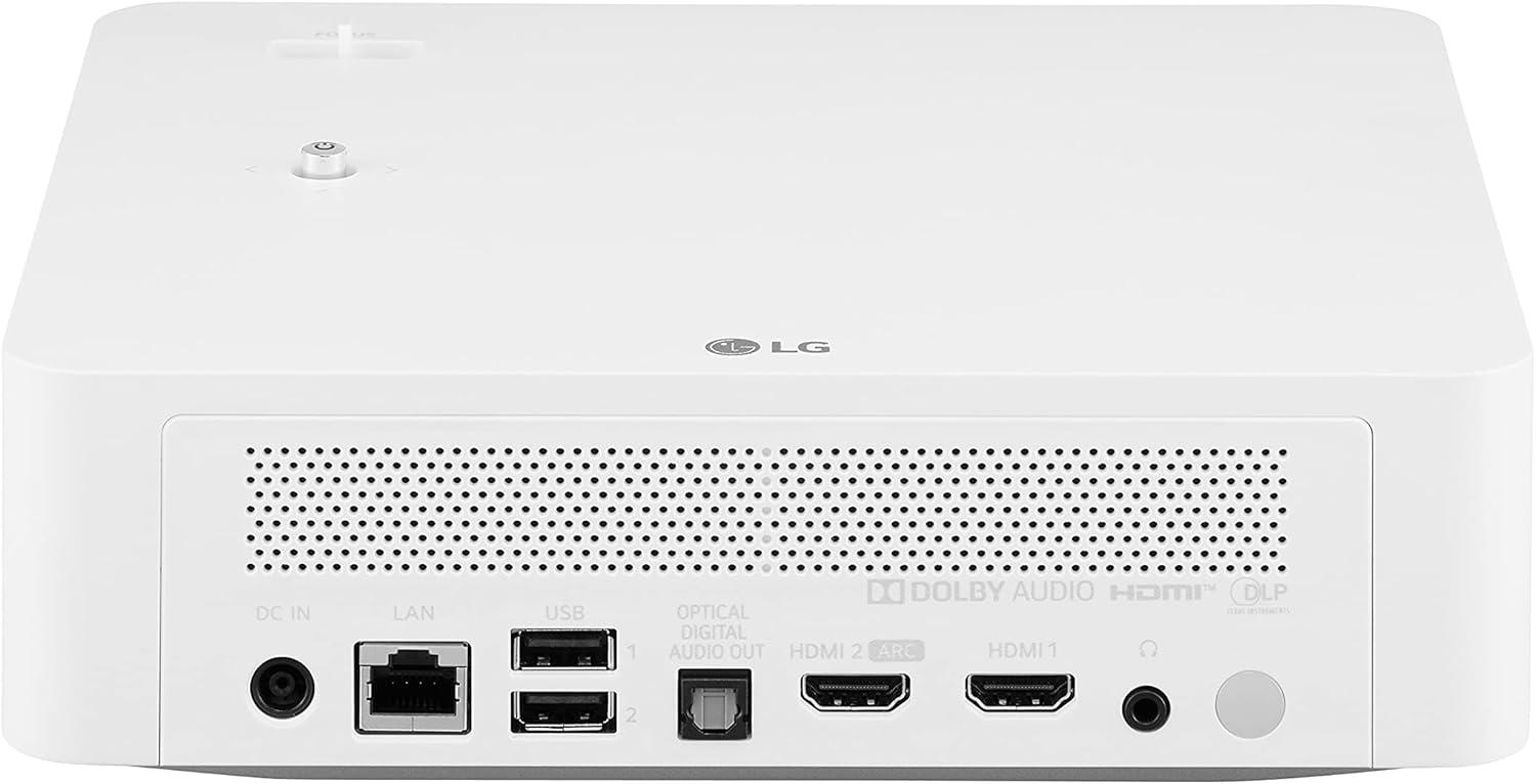 imageLG CineBeam PF510Q Portable Full HD 1920 x 1080 LED Smart Projector Airplay 2 and Screen Share support Bluetooth Audio Dual OutPF610PAUS
