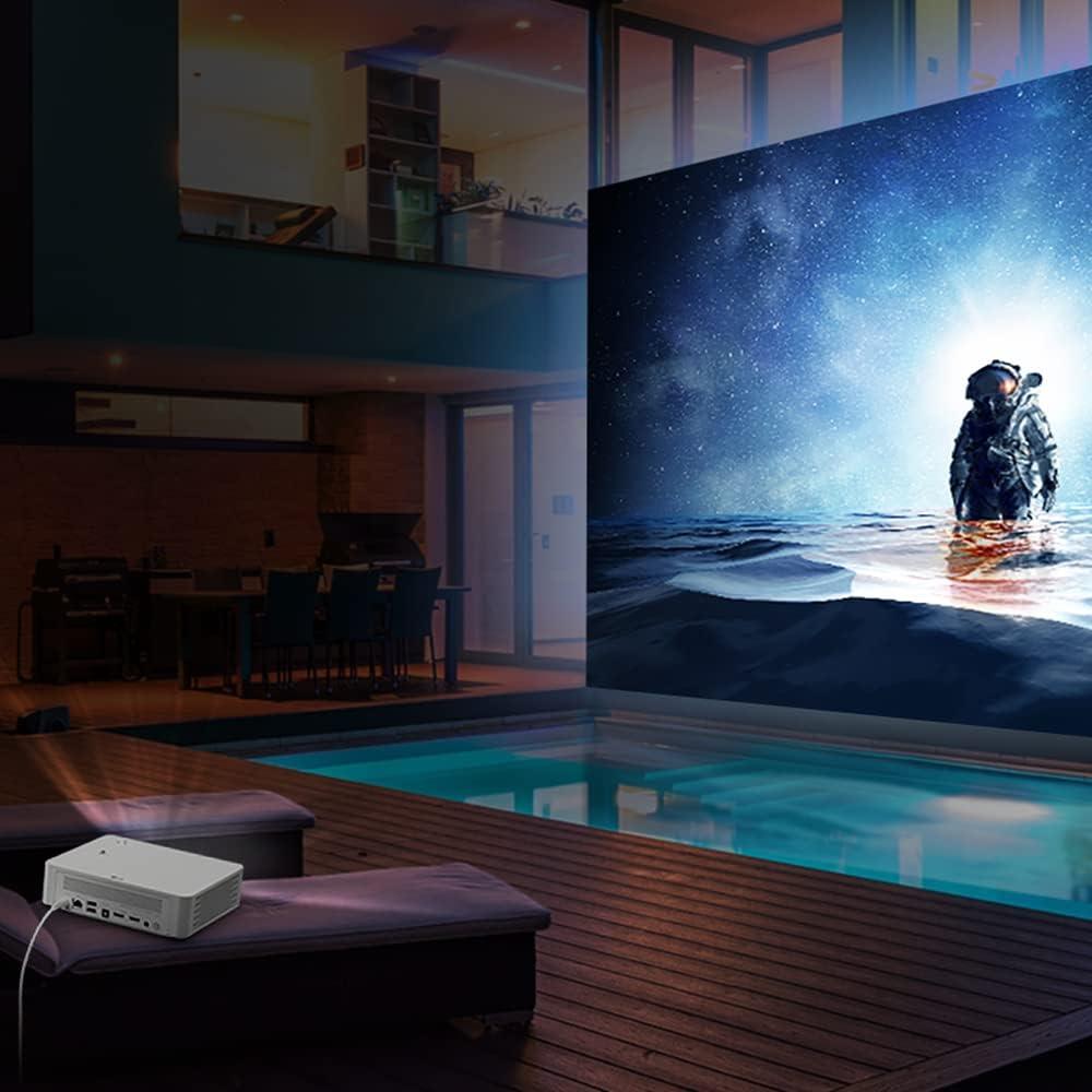 imageLG CineBeam PF510Q Portable Full HD 1920 x 1080 LED Smart Projector Airplay 2 and Screen Share support Bluetooth Audio Dual OutPF610PAUS