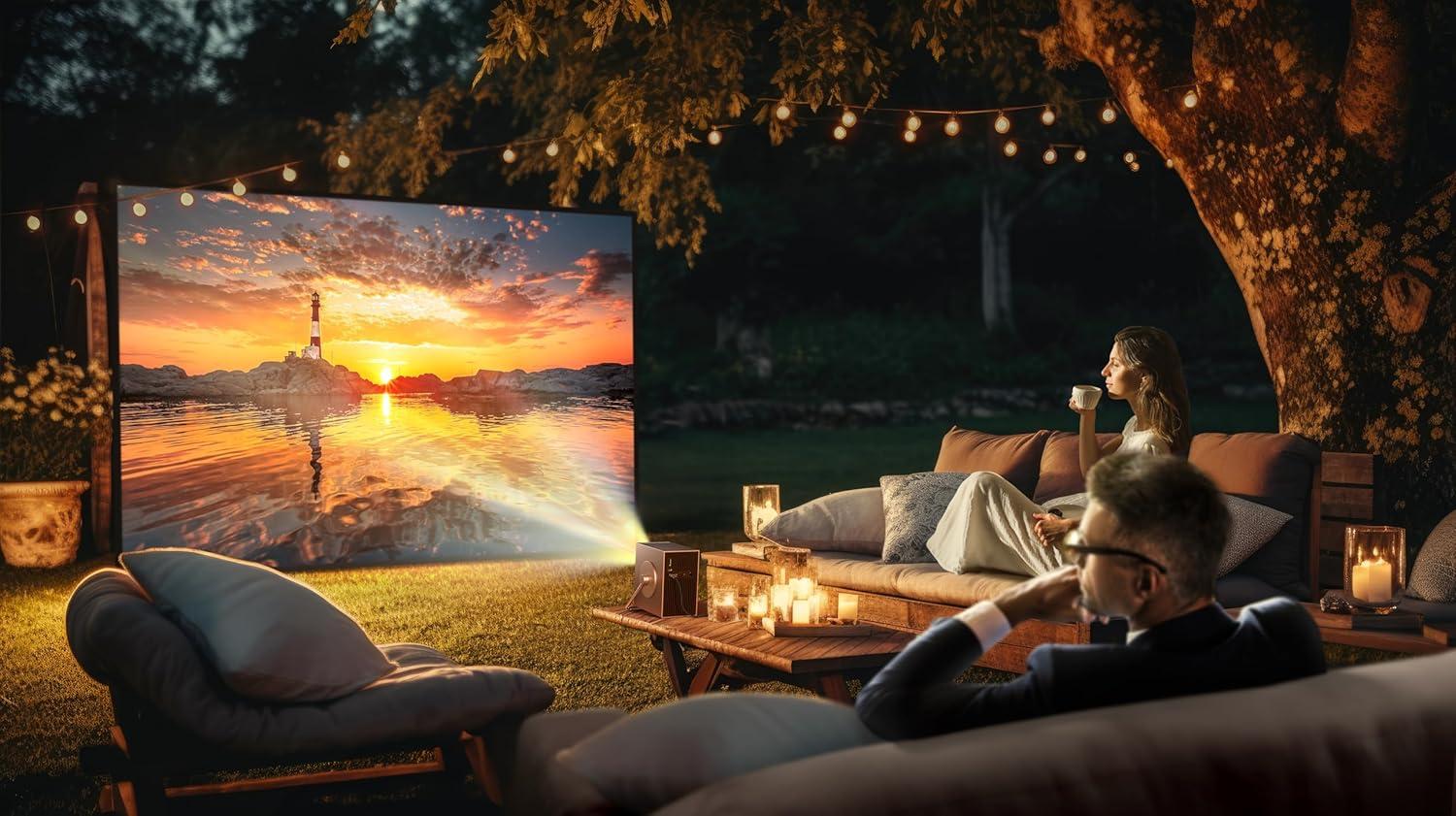 imageLG CineBeam UHD 4K Projector HU70LAB  DLP Home Theater Smart Projector BlackHU710PBAUS