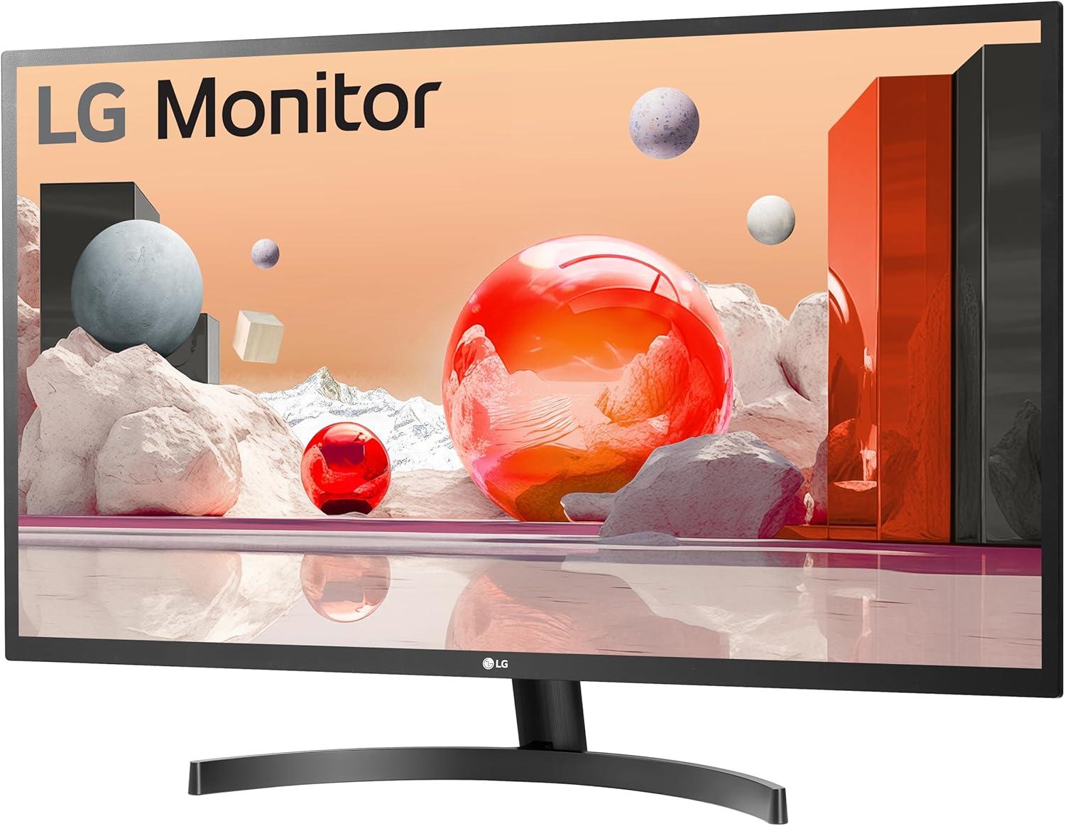 imageLG FHD 32Inch Computer Monitor 32ML600MB IPS with HDR 10 Compatibility Black