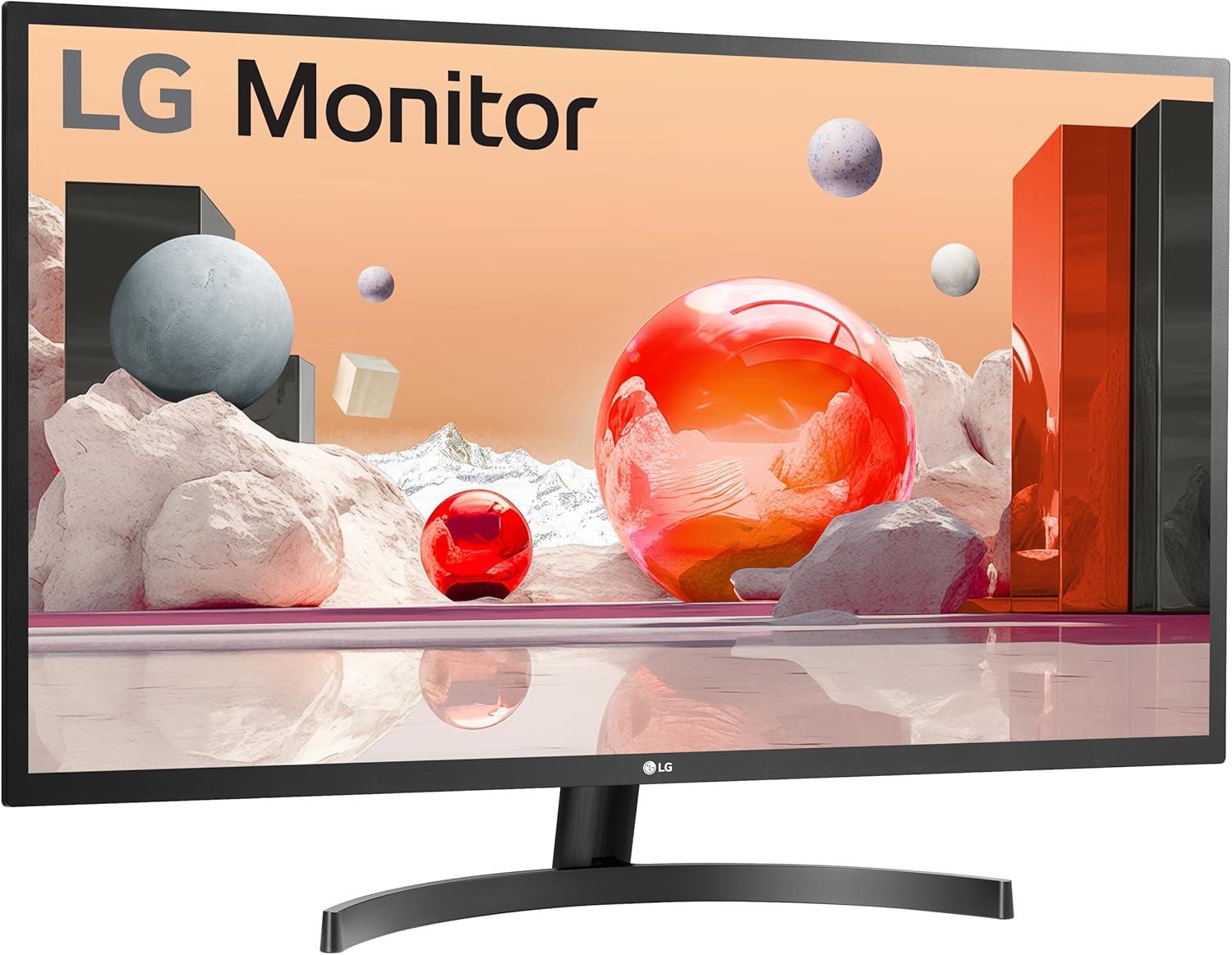 imageLG FHD 32Inch Computer Monitor 32ML600MB IPS with HDR 10 Compatibility Black