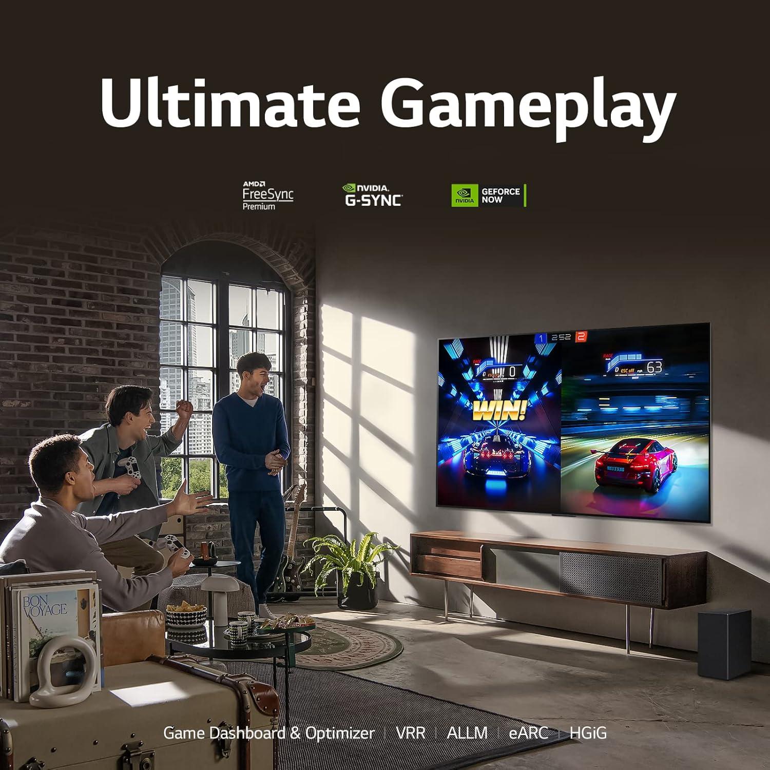 imageLG G3 Series 65Inch Class OLED evo 4K Processor Smart Flat Screen TV for Gaming with Magic Remote AIPowered Gallery Edition OLED65G3PUA 2023 with Alexa Builtin77 inch