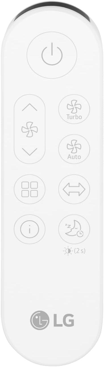 imageLG PuriCare AeroTower Air Purifier Fan for Home Large and Small Room Bedroom with True HEPA Filter Multiple Airflow Options WiFi Air Quality Monitor Low Noise NanoFiberAeroTower NanoFiber