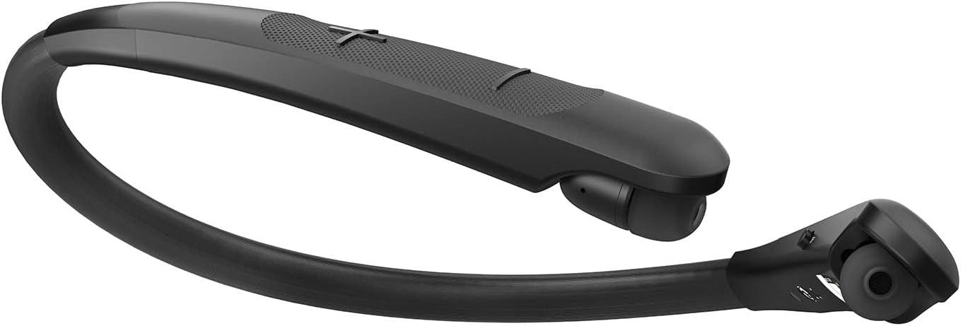 imageLG TONE Wireless Stereo Headset with Retractable Earbuds NP3 Black Small