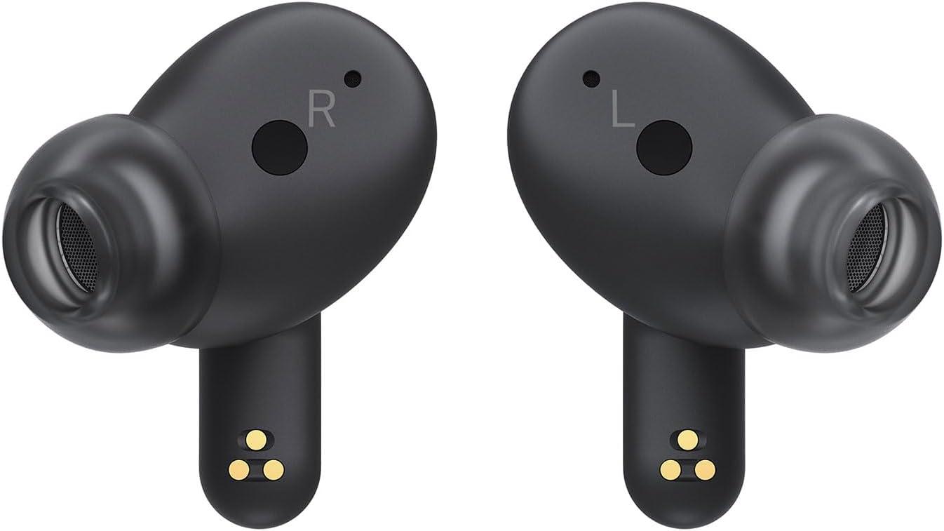 imageLG TONEFP5 TONE Free True Wireless Bluetooth Earbuds FP5  Active Noise Cancelling  Black small