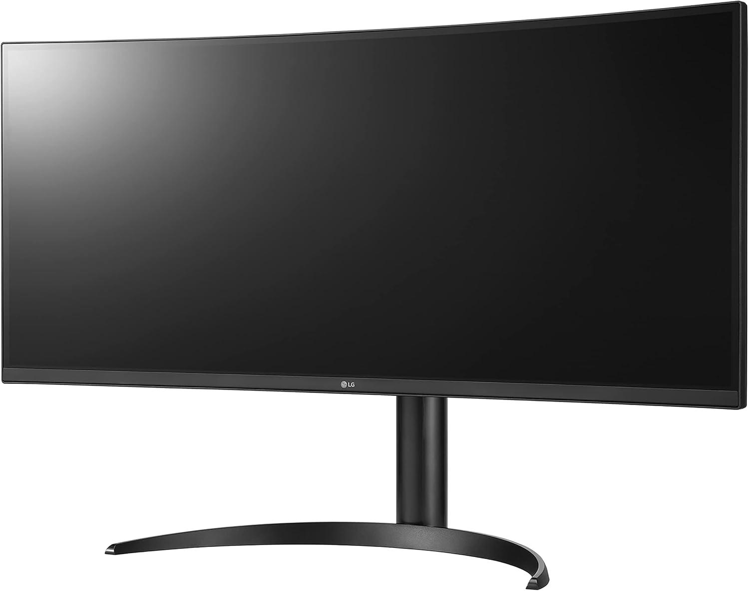 imageLG UltraWide QHD 34Inch Curved Computer Monitor 34WQ73AB IPS with HDR 10 Compatibility BuiltInKVM and USB TypeC BlackPower Delivery  90W