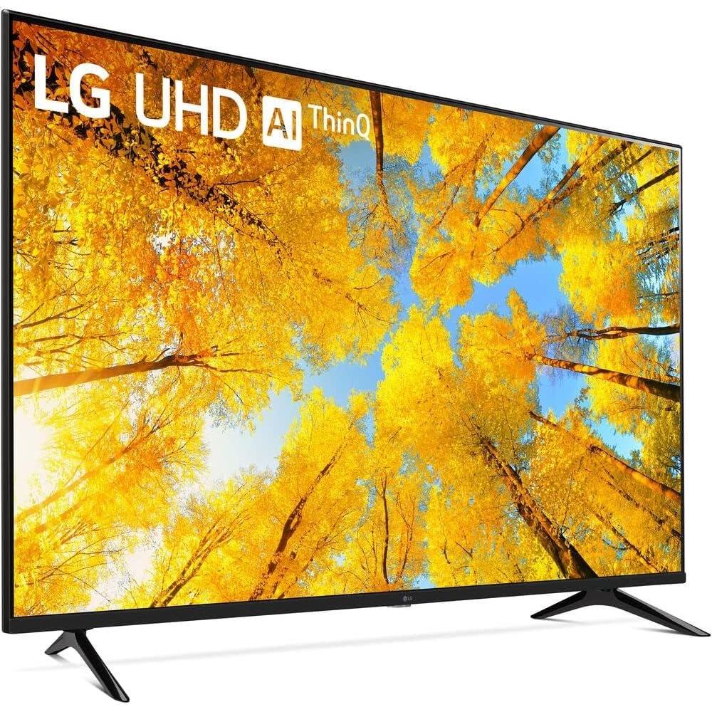 imageLG 55Inch Class UQ7570 Series 4K Smart TV AIPowered 4K Cloud Gaming 55UQ7570PUJ 2022 Black50 inch