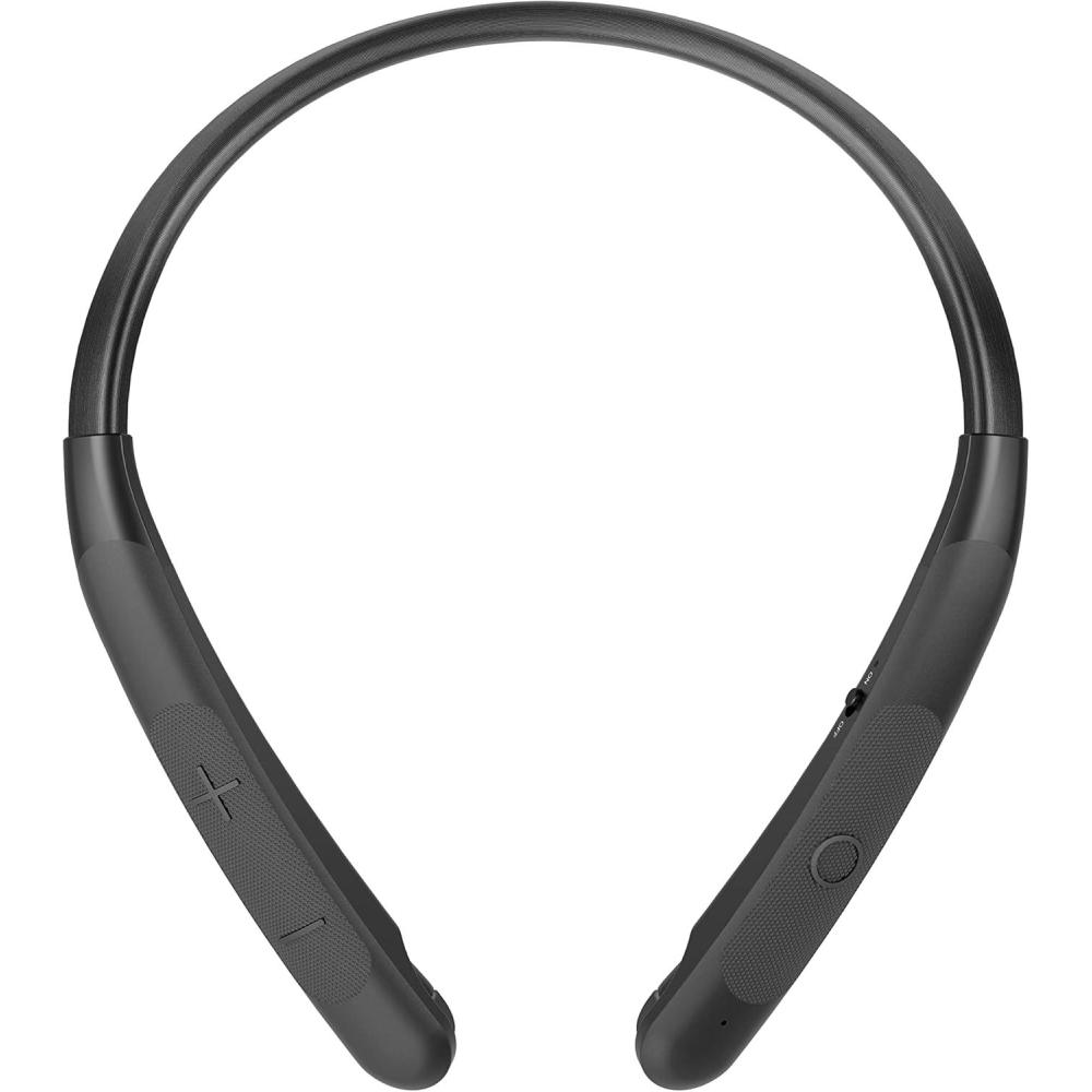 imageLG TONE Wireless Stereo Headset with Retractable Earbuds NP3 Black Small