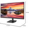 imageLG 27MP400B 27 Inch Monitor Full HD 1920 x 1080 IPS Display with 3Side Virtually Borderless Design AMD FreeSync and OnScreen Control  BlackTilt Stand  75Hz refresh rate