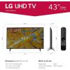 imageLG 75Inch Class UQ7590 Series 4K Smart TV AIPowered 4K Cloud Gaming 75UQ7590PUB 2022Grey43 inch