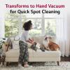imageLG CordZero A937  Cordless Stick Vacuum Cleaner with AutoEmpty Base 120 Minute Runtime wExtra Rechargeable Battery Dual Floor Max Lightweight Powerful Cleaning for Carpet Hardwood Pet HairSand Beige A939kbgs