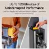 imageLG CordZero A937  Cordless Stick Vacuum Cleaner with AutoEmpty Base 120 Minute Runtime wExtra Rechargeable Battery Dual Floor Max Lightweight Powerful Cleaning for Carpet Hardwood Pet HairIron Grey A937kgms