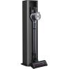 imageLG CordZero A937  Cordless Stick Vacuum Cleaner with AutoEmpty Base 120 Minute Runtime wExtra Rechargeable Battery Dual Floor Max Lightweight Powerful Cleaning for Carpet Hardwood Pet HairIron Grey A937kgms