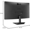 imageLG FHD 1920 x 1080 24 Inch Computer Monitor IPS AMD FreeSync 3Side Borderless Design 75Hz 5ms Reader Mode Smart Energy Saving OnScreen Control HDMI DSub 24MP400B BlackTilt