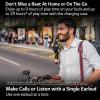 imageLG TONE Free True Wireless Bluetooth Earbuds T90  Adaptive Active Noise Cancelling Earbuds with Dolby Atmos Black Small