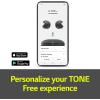 imageLG TONE Free True Wireless Bluetooth Sports Earbuds TF8  with Uvnano Charging Case IP67 Dust and Water Resistance Black SmallBlack TF8