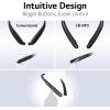 imageLG TONE Wireless Stereo Headset with Retractable Earbuds NP3 Black Small