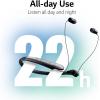 imageLG TONE Wireless Stereo Headset with Retractable Earbuds NP3 Black Small