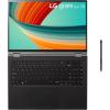 imageLG gram 16 2in1 Lightweight Laptop Intel 13th Gen Core i7 Evo Platform Windows 11 Home 16GB RAM 512GB SSD BlackGray