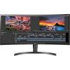 imageLG UltraWide QHD 34Inch Curved Computer Monitor 34WQ73AB IPS with HDR 10 Compatibility BuiltInKVM and USB TypeC BlackPower Delivery  60W