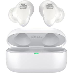 imageLG TONE Free True Wireless Bluetooth Sports Earbuds TF8  with Uvnano Charging Case IP67 Dust and Water Resistance Black SmallWhite T80