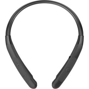 imageLG TONE Wireless Stereo Headset with Retractable Earbuds NP3 Black Small