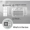 imageLG 10000 BTU Smart WiFi Enabled UltraQuite Quick and Easy Installation Window Air Conditioner with Remote ThinQ Technology Washable Filter EcoFriendly R32 Refrigerant WhiteWhite