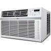 imageLG 10000 BTU Smart WiFi Enabled UltraQuite Quick and Easy Installation Window Air Conditioner with Remote ThinQ Technology Washable Filter EcoFriendly R32 Refrigerant WhiteWhite