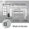 imageLG 10000 BTU Smart WiFi Enabled UltraQuite Quick and Easy Installation Window Air Conditioner with Remote ThinQ Technology Washable Filter EcoFriendly R32 Refrigerant WhiteBright White