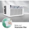imageLG 10000 BTU Smart WiFi Enabled UltraQuite Quick and Easy Installation Window Air Conditioner with Remote ThinQ Technology Washable Filter EcoFriendly R32 Refrigerant WhiteWhite