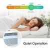 imageLG 10000 BTU Smart WiFi Enabled UltraQuite Quick and Easy Installation Window Air Conditioner with Remote ThinQ Technology Washable Filter EcoFriendly R32 Refrigerant WhiteBright White