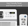 imageLG 10000 BTU Smart WiFi Enabled UltraQuite Quick and Easy Installation Window Air Conditioner with Remote ThinQ Technology Washable Filter EcoFriendly R32 Refrigerant WhiteBright White
