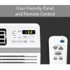 imageLG 10000 BTU Smart WiFi Enabled UltraQuite Quick and Easy Installation Window Air Conditioner with Remote ThinQ Technology Washable Filter EcoFriendly R32 Refrigerant WhiteWhite