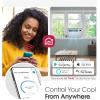imageLG 10000 BTU Window Air Conditioners 2023 New Dual Inverter Remote WiFi Enabled App UltraQuiet Washable Filter Cools 450 SqFt AC Unit air conditioner Easy Install White LW1022FVSM