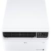 imageLG 14000 BTU DUAL Inverter Smart Window Air Conditioner 115V Cools 700 Sq Ft for Bedroom Living Room Apartment Quiet Operation ENERGY STAR works with LG ThinQ Amazon Alexa and Hey GoogleBright White