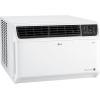 imageLG 14000 BTU DUAL Inverter Smart Window Air Conditioner 115V Cools 700 Sq Ft for Bedroom Living Room Apartment Quiet Operation ENERGY STAR works with LG ThinQ Amazon Alexa and Hey GoogleBright White