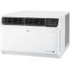 imageLG 14000 BTU DUAL Inverter Smart Window Air Conditioner 115V Cools 700 Sq Ft for Bedroom Living Room Apartment Quiet Operation ENERGY STAR works with LG ThinQ Amazon Alexa and Hey GoogleBright White