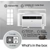 imageLG 14000 BTU DUAL Inverter Smart Window Air Conditioner 115V Cools 700 Sq Ft for Bedroom Living Room Apartment Quiet Operation ENERGY STAR works with LG ThinQ Amazon Alexa and Hey GoogleBright White