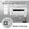 imageLG 14000 BTU DUAL Inverter Smart Window Air Conditioner 115V Cools 700 Sq Ft for Bedroom Living Room Apartment Quiet Operation ENERGY STAR works with LG ThinQ Amazon Alexa and Hey GoogleBright White