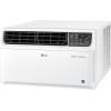 imageLG 14000 BTU DUAL Inverter Smart Window Air Conditioner 115V Cools 700 Sq Ft for Bedroom Living Room Apartment Quiet Operation ENERGY STAR works with LG ThinQ Amazon Alexa and Hey GoogleBright White