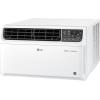 imageLG 14000 BTU DUAL Inverter Smart Window Air Conditioner 115V Cools 700 Sq Ft for Bedroom Living Room Apartment Quiet Operation ENERGY STAR works with LG ThinQ Amazon Alexa and Hey GoogleBright White